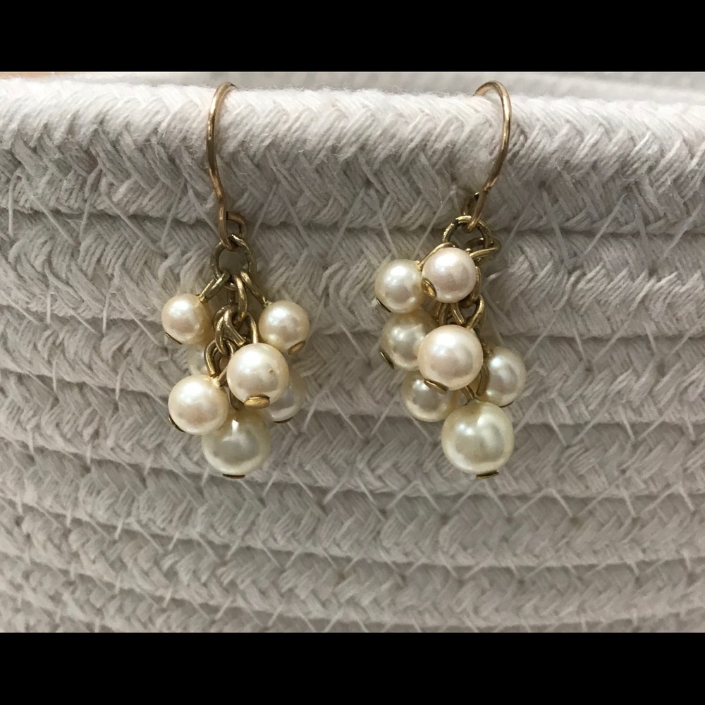 Pearl earrings in gold plated